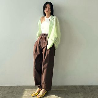 クラネ(CLANE)のCLANE COTTON PARACHUTE PANTS(カジュアルパンツ)