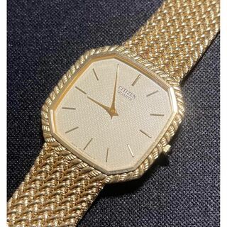 CITIZEN シチズン 2720-951743 ゴールド　文字盤 腕時計(腕時計(アナログ))