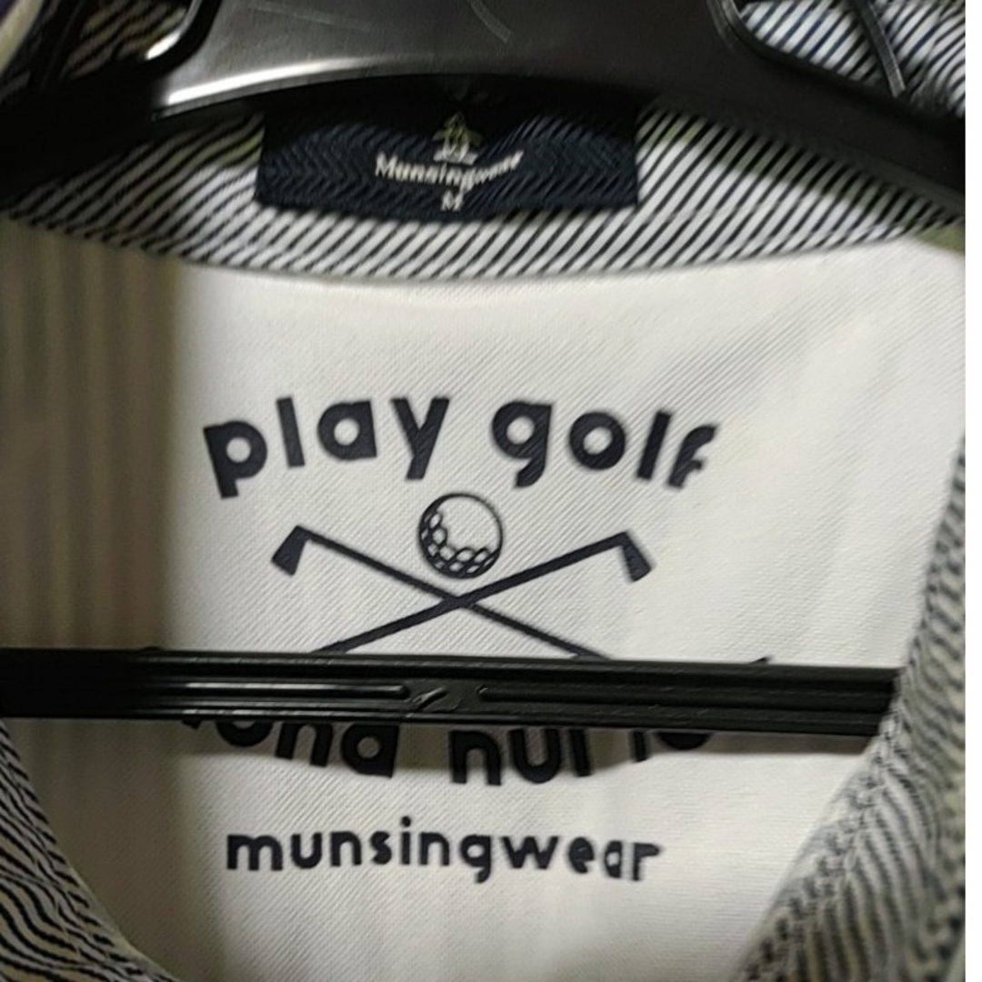 Munsingwear(マンシングウェア)のマンシングウェア　MUNSINGWEAR　メンズ ポロシャツ  M スポーツ/アウトドアのゴルフ(ウエア)の商品写真