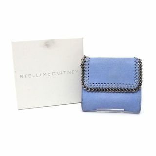 Stella McCartney - ステラ マッカートニー ファラベラ 2つ折り財布 フェイクレザー ブルー 水色