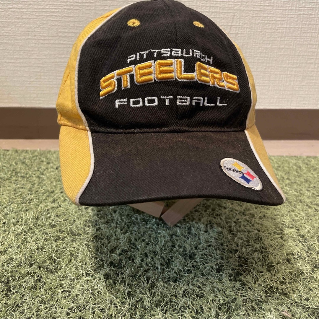 90s 90年代 ビンテージ NFL Steelersスティーラーズ キャップ メンズの帽子(キャップ)の商品写真