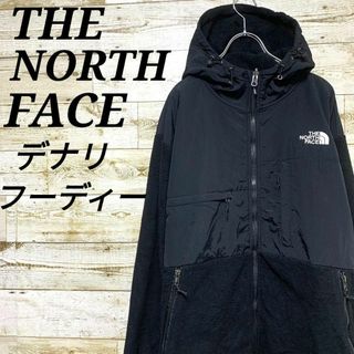 ザノースフェイス(THE NORTH FACE)の【w297】USA規格ノースフェイス刺繍ロゴデナリフーディージャケットブルゾン黒(その他)