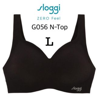 スロギー(sloggi)のＬ◆トリンプ スロギーG056◆ブラレットタイプカップ付きハーフトップ◆ブラック(ブラ)