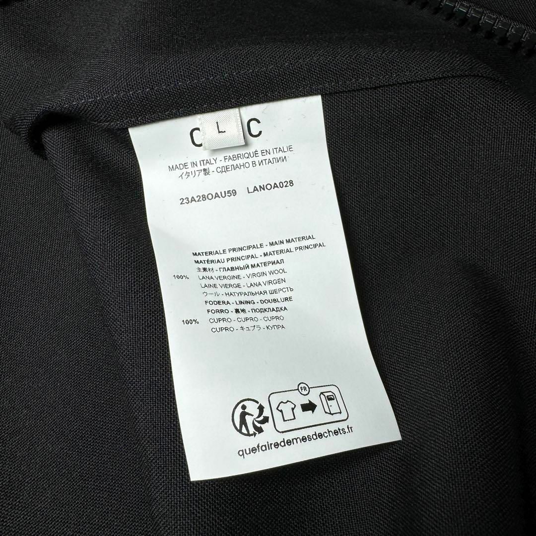 OAMC(オーエーエムシー)のOAMC IAN SHIRT ジップシャツ トロピカルウール ブラック L 半袖 メンズのトップス(シャツ)の商品写真