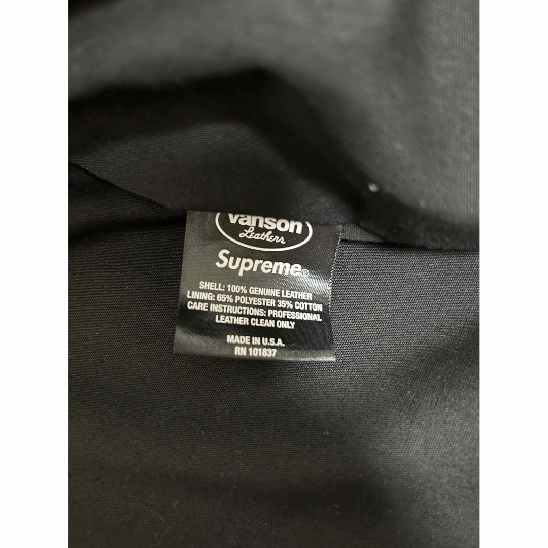 Supreme(シュプリーム)のSupreme Vanson Leather Bones Jacket オマケ付 メンズのジャケット/アウター(レザージャケット)の商品写真