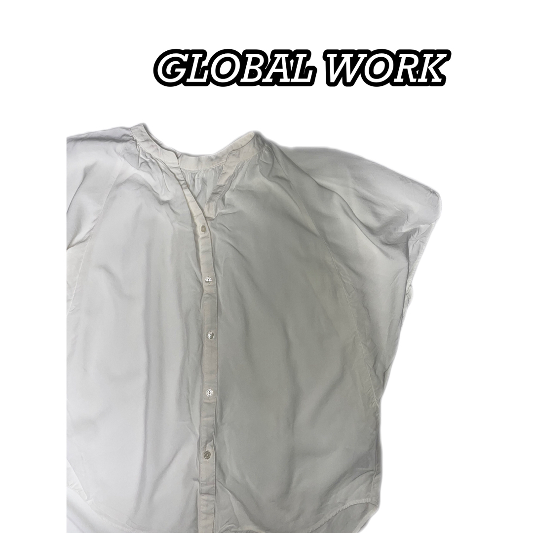 GLOBAL WORK(グローバルワーク)の【美品】GLOBAL WORK  ブラウス レディースのトップス(シャツ/ブラウス(半袖/袖なし))の商品写真