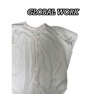 グローバルワーク(GLOBAL WORK)の【美品】GLOBAL WORK  ブラウス(シャツ/ブラウス(半袖/袖なし))