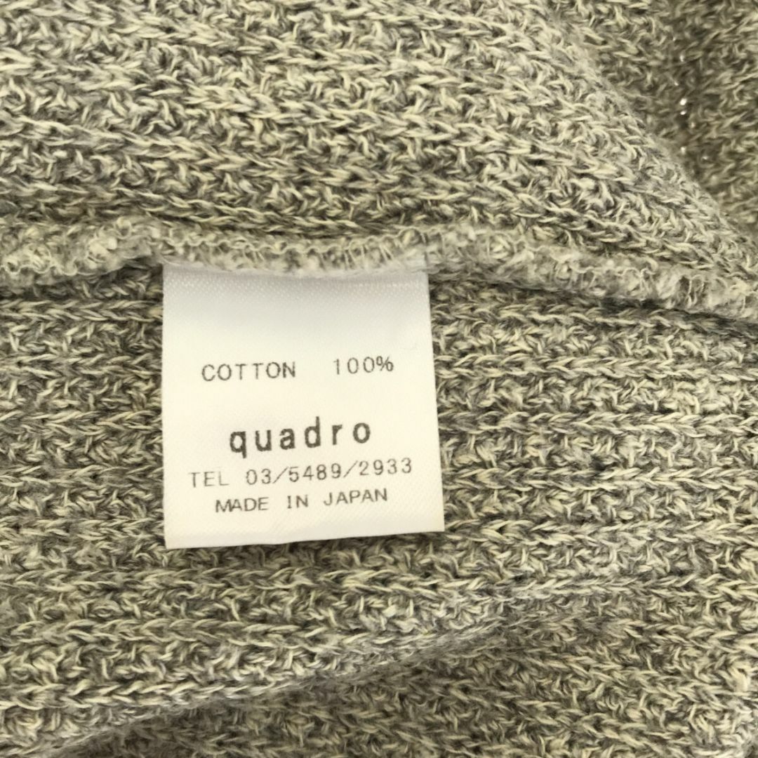 QUADRO(クアドロ)のquadro クアドロ トップス ニット きれいめ シンプル 袖なし レディース レディースのトップス(ニット/セーター)の商品写真