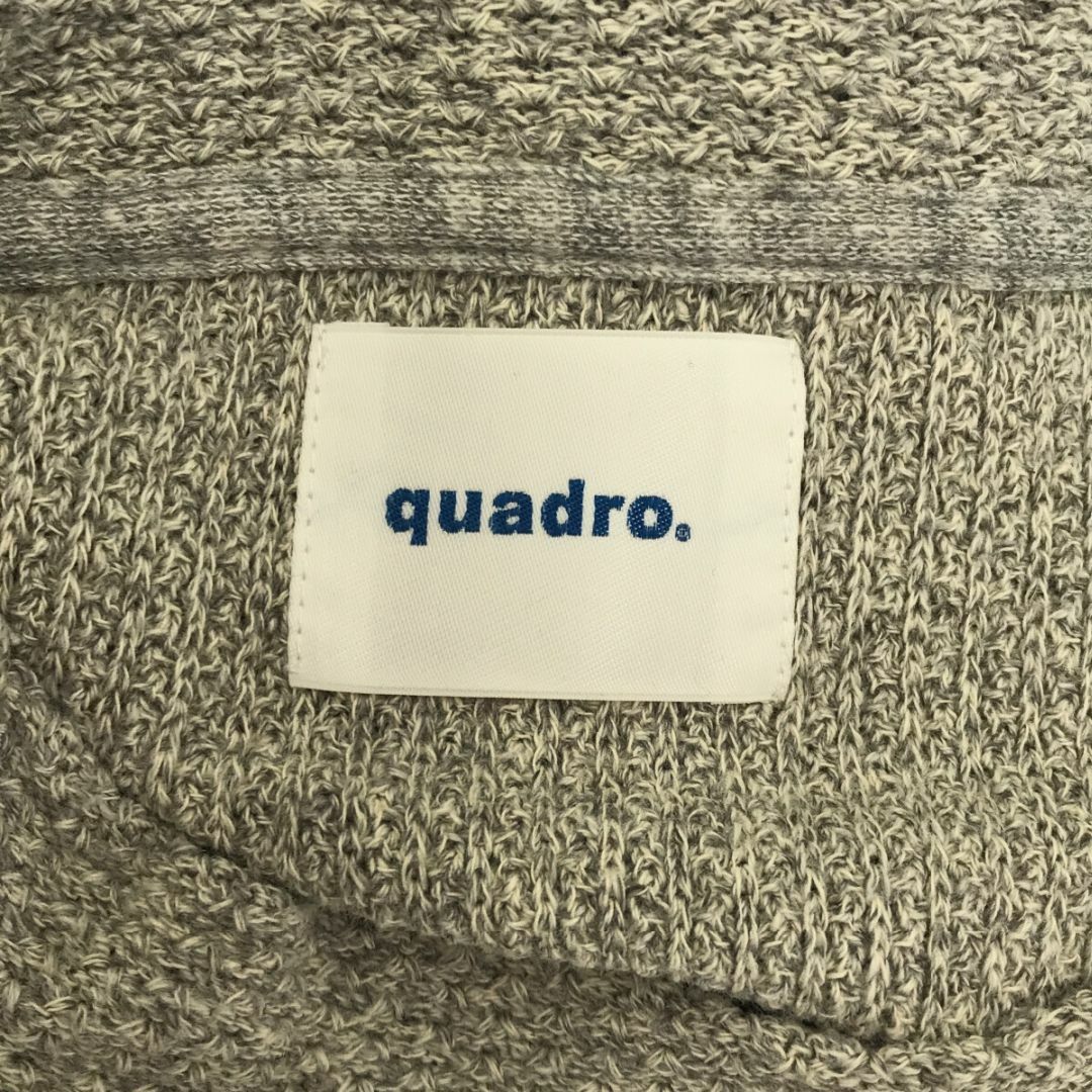 QUADRO(クアドロ)のquadro クアドロ トップス ニット きれいめ シンプル 袖なし レディース レディースのトップス(ニット/セーター)の商品写真