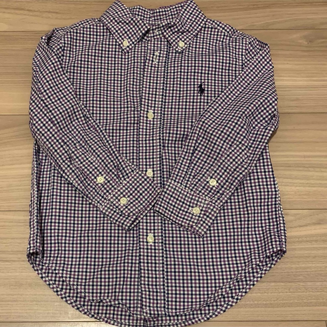 Ralph Lauren(ラルフローレン)のラルフローレン　ボタンダウンシャツ　3T キッズ/ベビー/マタニティのキッズ服男の子用(90cm~)(ブラウス)の商品写真