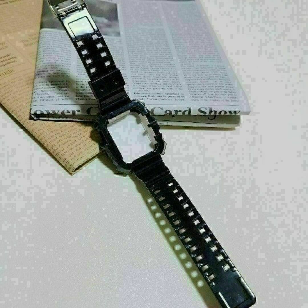 新品　Apple Watch バンド　38/40/41mm　黒　ベルト メンズの時計(ラバーベルト)の商品写真
