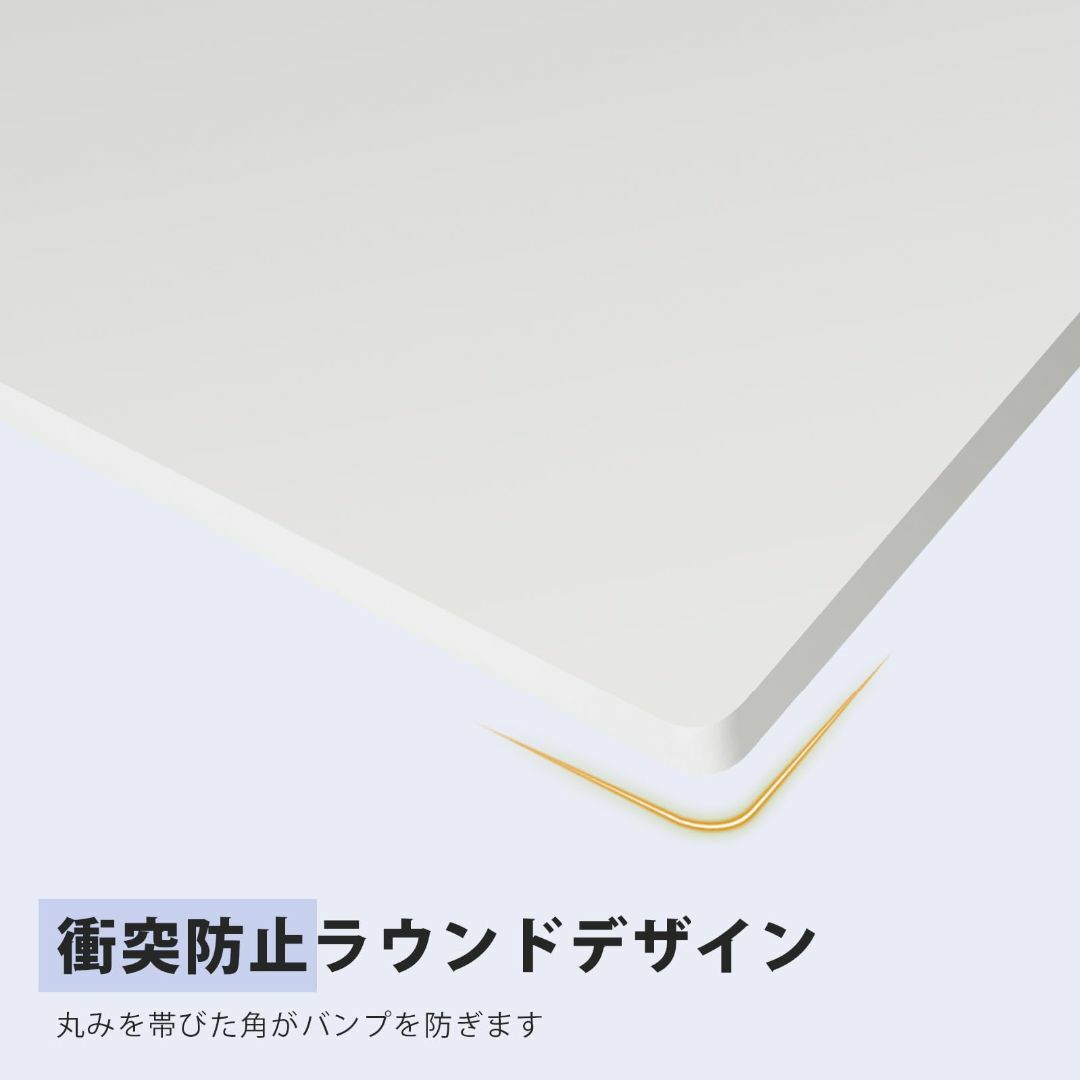 【色: 白い】YeTom 机 デスク パソコンデスク pcデスク 幅120*奥行 インテリア/住まい/日用品のオフィス家具(オフィス/パソコンデスク)の商品写真