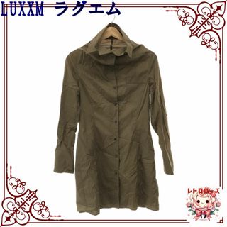 LUXXM ラグエム トップス シャツ シンプル 長袖 レディース カーキ(シャツ/ブラウス(長袖/七分))