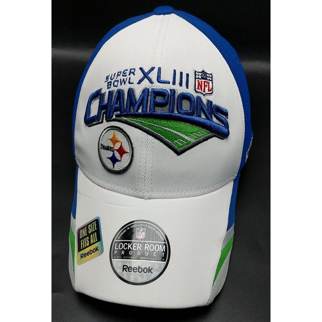 Champion(チャンピオン)の『US古着』champions ピッツバーグ スティーラーズ ホワイトキャップ メンズの帽子(キャップ)の商品写真