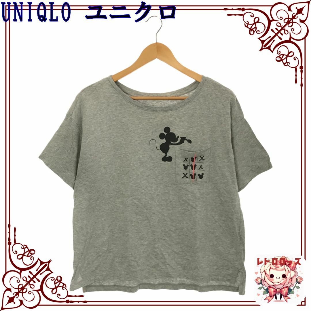 UNIQLO(ユニクロ)のUNIQLO ユニクロ トップス Tシャツ ミッキー ディズニー 半袖 レディースのトップス(Tシャツ(半袖/袖なし))の商品写真