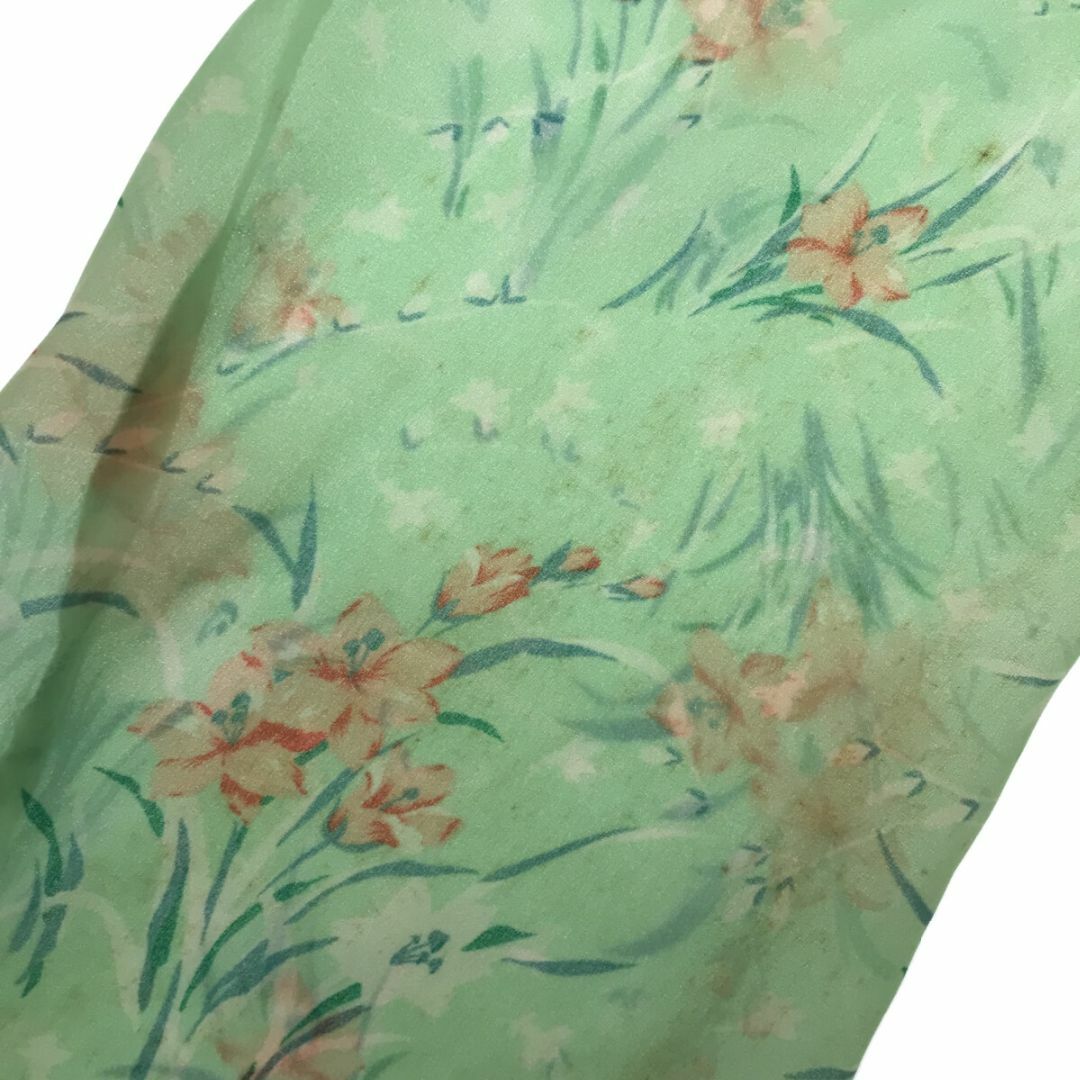 YOSHIMURA(ヨシムラ)の花のブラウス YOSHIMURA トップス ブラウス リボン付き 透け感 長袖 レディースのトップス(シャツ/ブラウス(長袖/七分))の商品写真