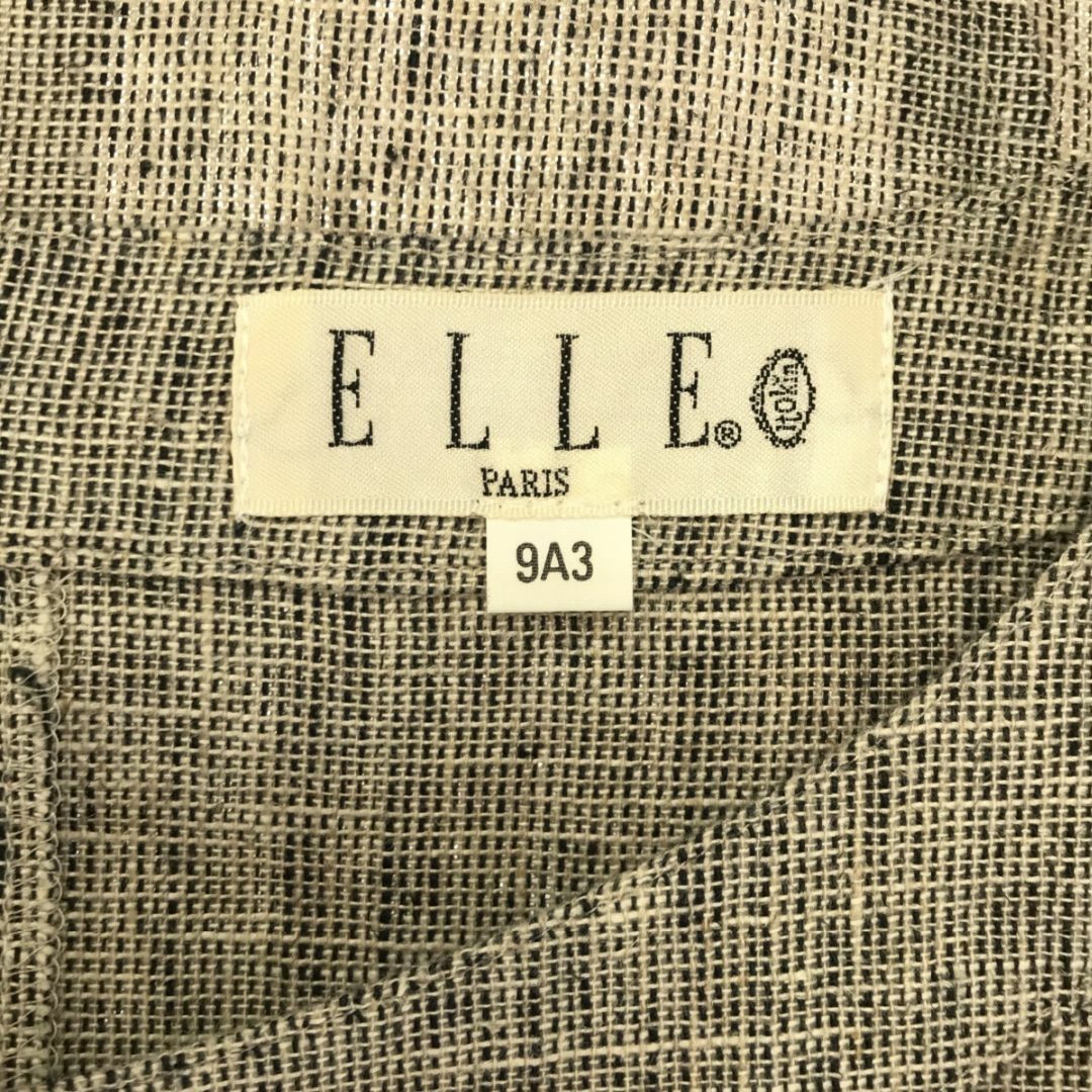 ELLE(エル)のELLE エル ワンピース ノースリーブ ロング ボタン シンプル レディース レディースのワンピース(ロングワンピース/マキシワンピース)の商品写真