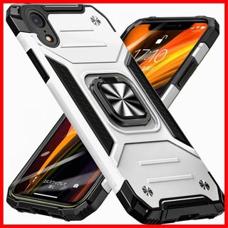 【サイズ:iPhoneXR_色:シルバー】iPhone XR ケース リング P(その他)