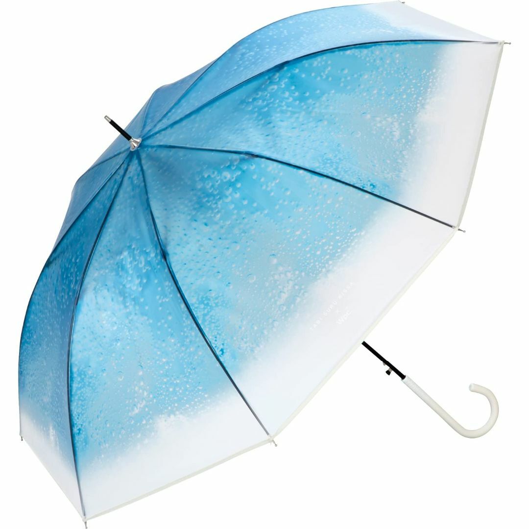 【色: ブルー】Wpc. 雨傘 [ビニール傘] 旅する喫茶×Wpc. クリームソ レディースのファッション小物(その他)の商品写真