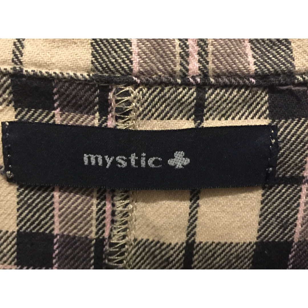 mystic(ミスティック)のmystic チェックシャツ チュニック レディースのトップス(シャツ/ブラウス(長袖/七分))の商品写真