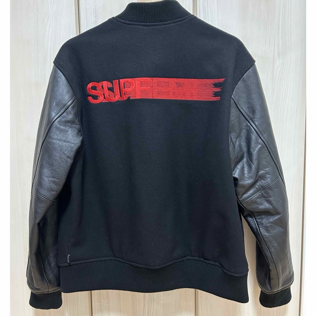 Supreme(シュプリーム)のSupreme MOTION LOGO VARSITY JACKET Sサイズ メンズのジャケット/アウター(スタジャン)の商品写真