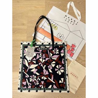 Marni - 【新品未使用】マルニマーケット　バンダナトート　トートバッグ　ナイトブルー