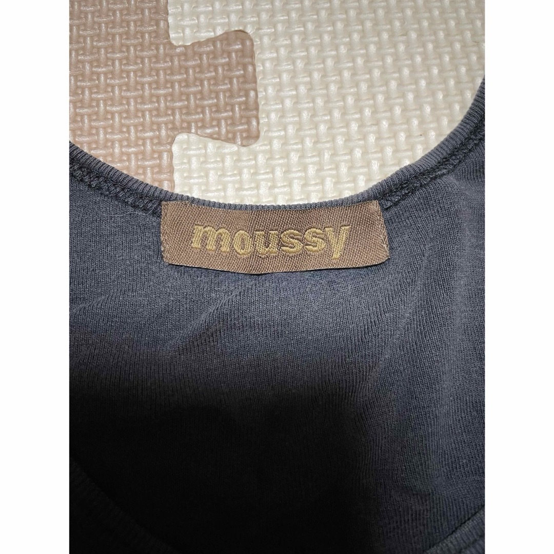 moussy(マウジー)のmoussy タンクトップ  黒 レディースのトップス(タンクトップ)の商品写真