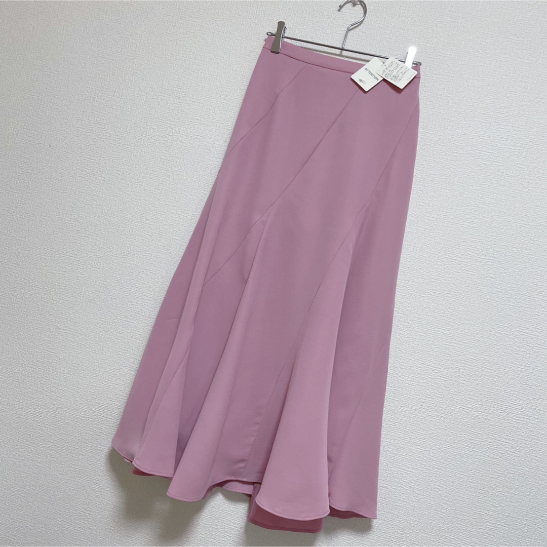 Ray BEAMS(レイビームス)の【新品タグ付】Ray BEAMSエスカルゴマーメイドスカート　ピンク　フリー レディースのスカート(ロングスカート)の商品写真