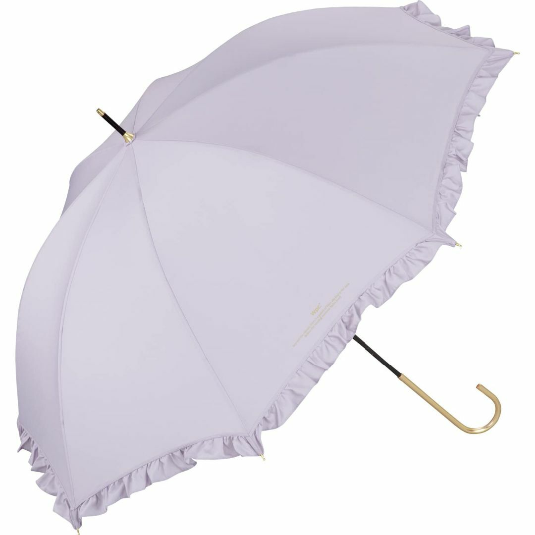 【色: ラベンダー】Wpc. 雨傘 フェミニンフリル ラベンダー 長傘 58cm レディースのファッション小物(その他)の商品写真