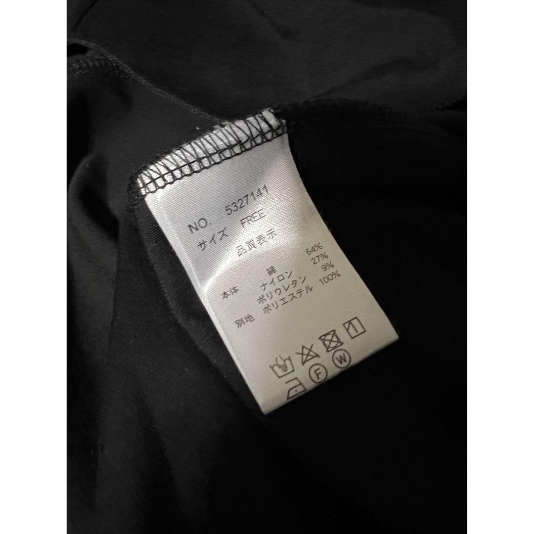 Bou Jeloud(ブージュルード)のブージュルード　シアースリーブ　黒　夏ブラウス　シースルー boujeloud メンズのトップス(Tシャツ/カットソー(半袖/袖なし))の商品写真