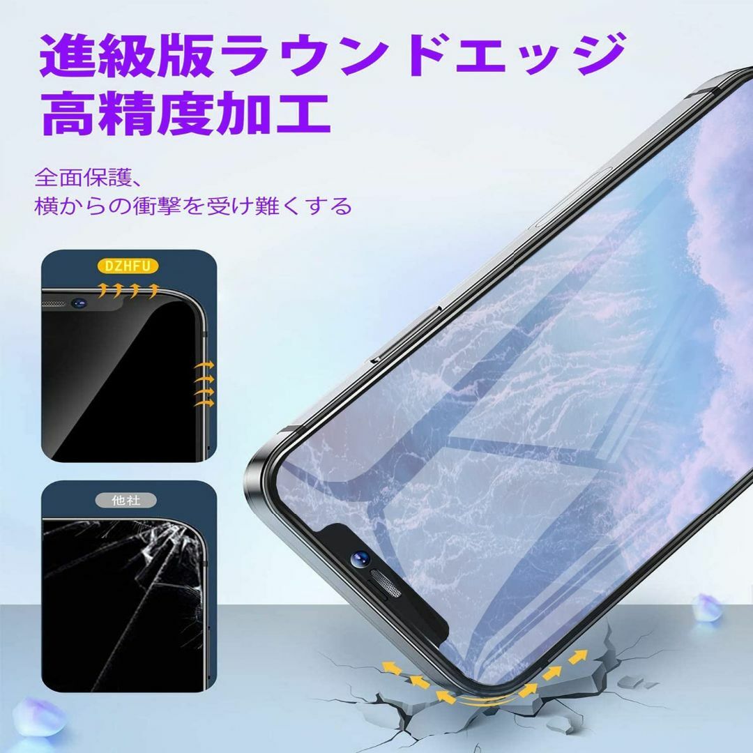 【特価商品】DZHFU【ブルーライトカット】iPhone 13 mini 強化ガ スマホ/家電/カメラのスマホアクセサリー(その他)の商品写真