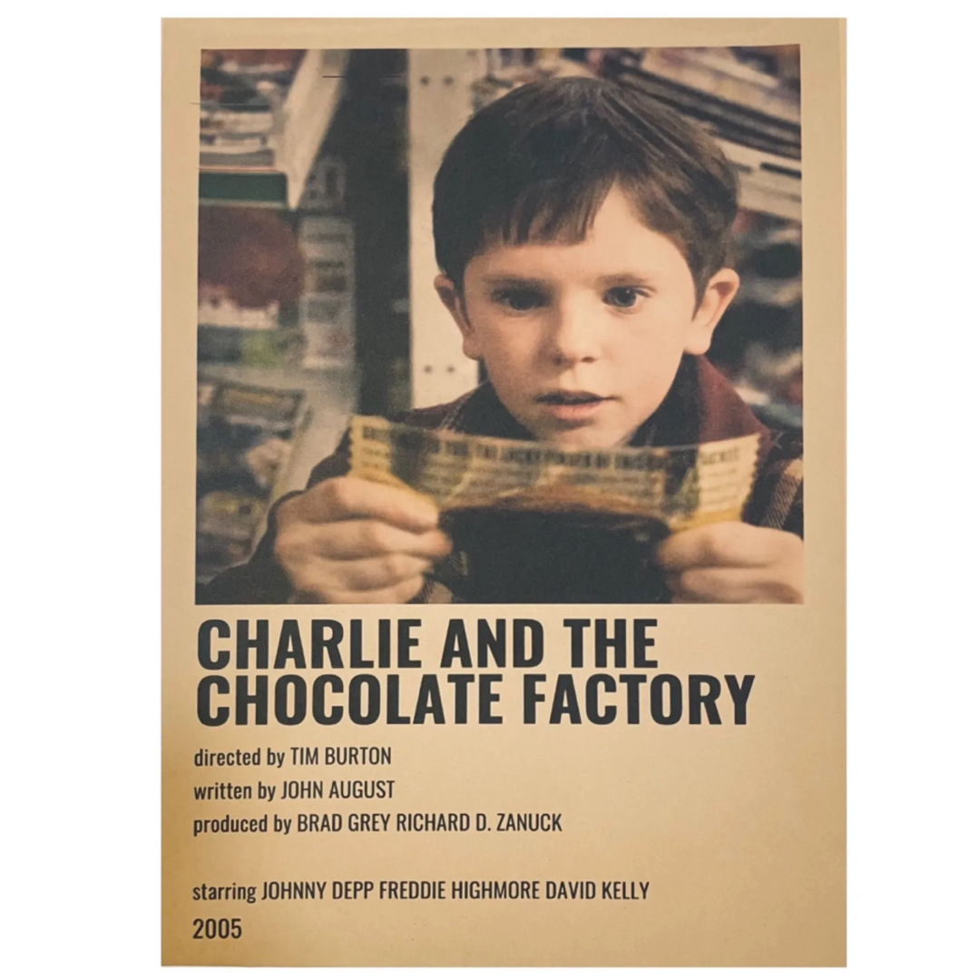 K340A3 チャーリーとチョコレート工場 映画 ポスター 洋画 ジョニーデップ エンタメ/ホビーのコレクション(印刷物)の商品写真