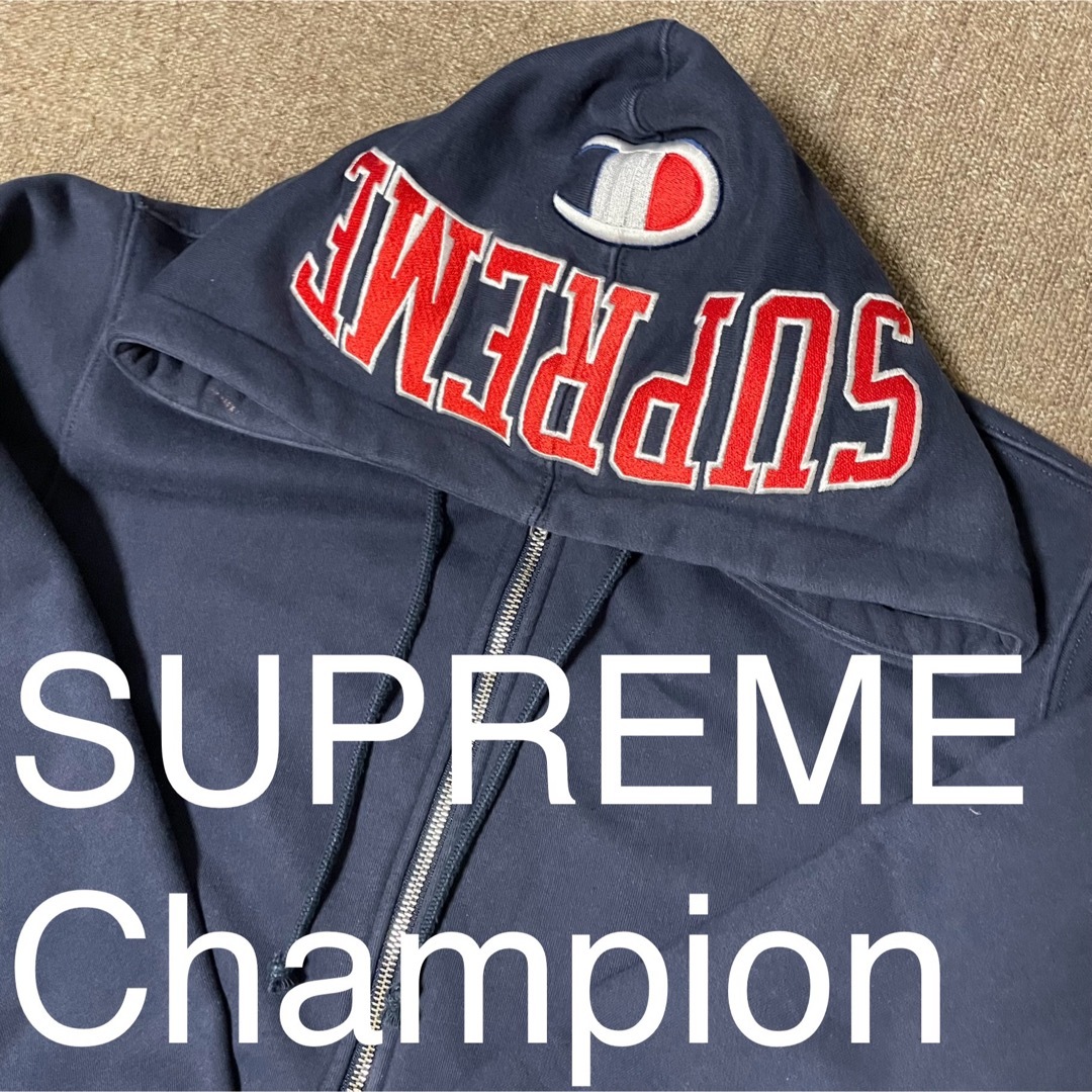 Supreme(シュプリーム)のSUPREME × Champion Arc Logo Zip Up Sweat メンズのトップス(パーカー)の商品写真