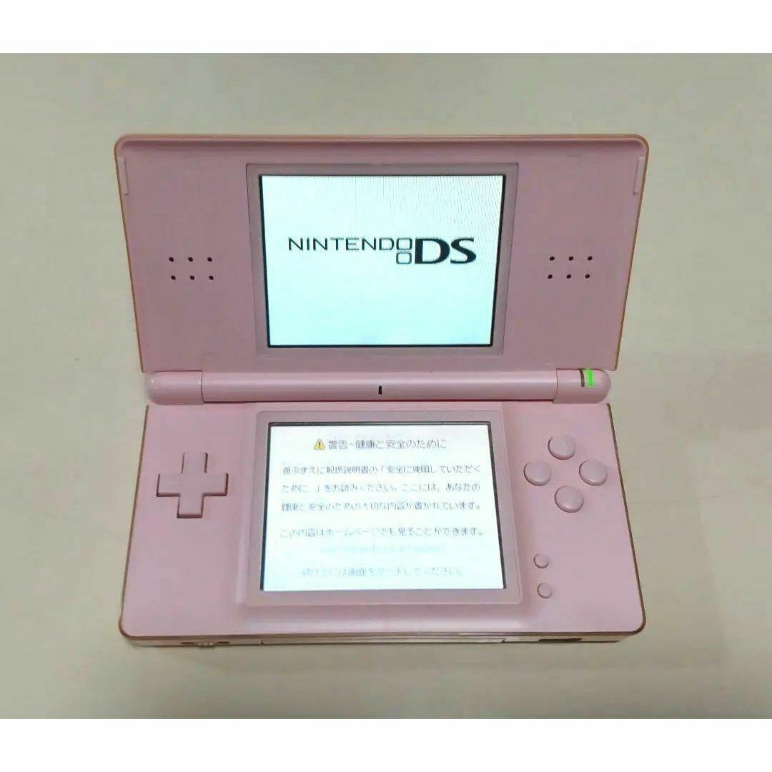 ニンテンドーDS(ニンテンドーDS)の【中古・美品】ニンテンドーDS Lite Noble Pink箱付B10 エンタメ/ホビーのゲームソフト/ゲーム機本体(携帯用ゲーム機本体)の商品写真