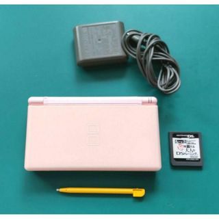 ニンテンドーDS(ニンテンドーDS)の【中古・訳あり】ニンテンドーDS Lite ノーブルピンク 充電器、ソフト付(携帯用ゲーム機本体)