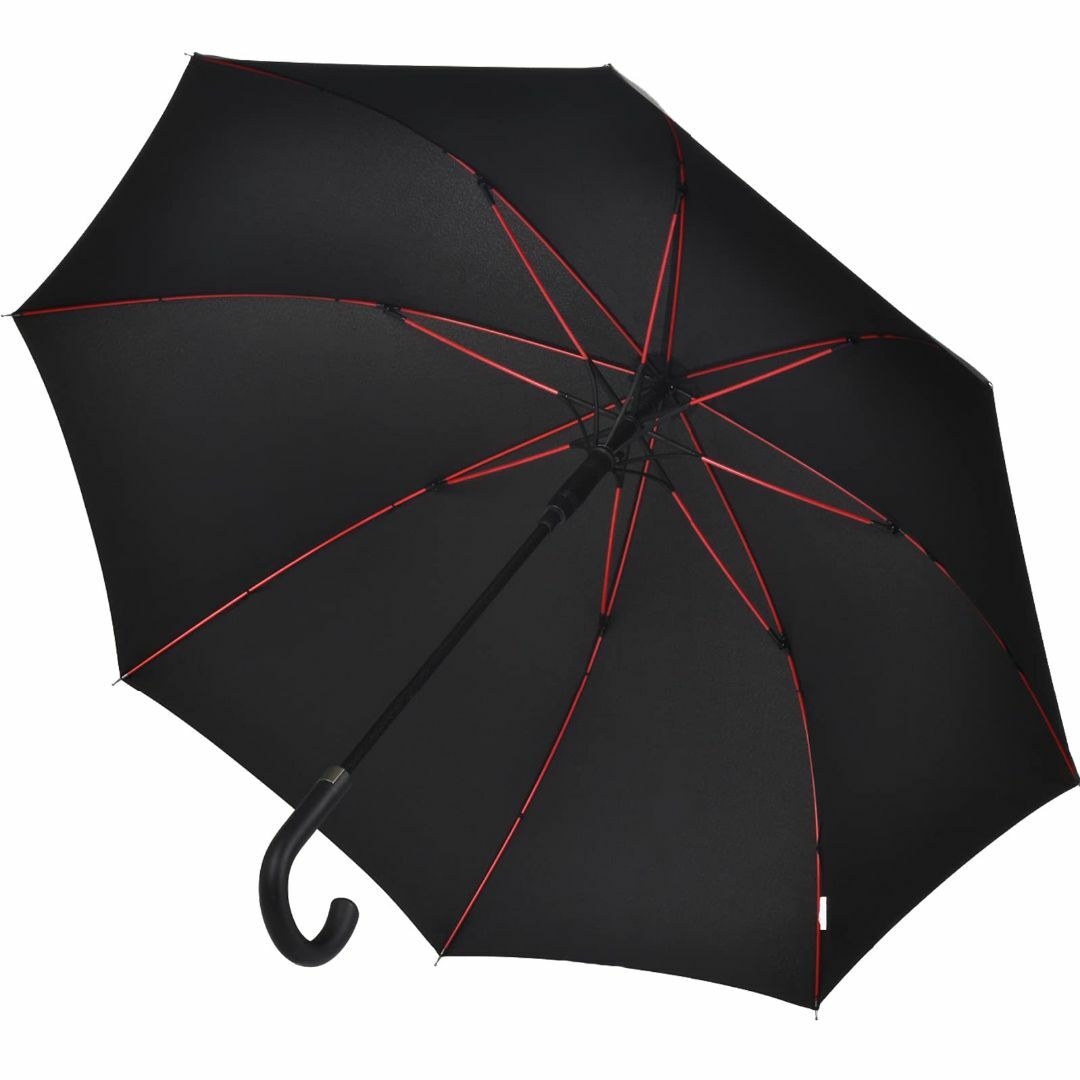 【色: 赤骨ブラック】【軽量·強風豪雨対策】Anntrue 傘 長傘 メンズ レ メンズのファッション小物(その他)の商品写真