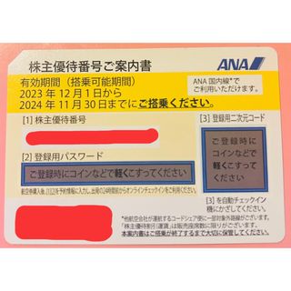 エーエヌエー(ゼンニッポンクウユ)(ANA(全日本空輸))のANA 株主優待券(その他)