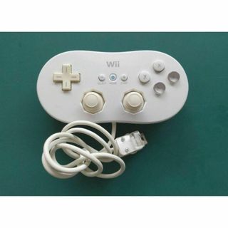 Wii - 【中古・良品】Nintendo Wii クラシックコントローラー ホワイト 白