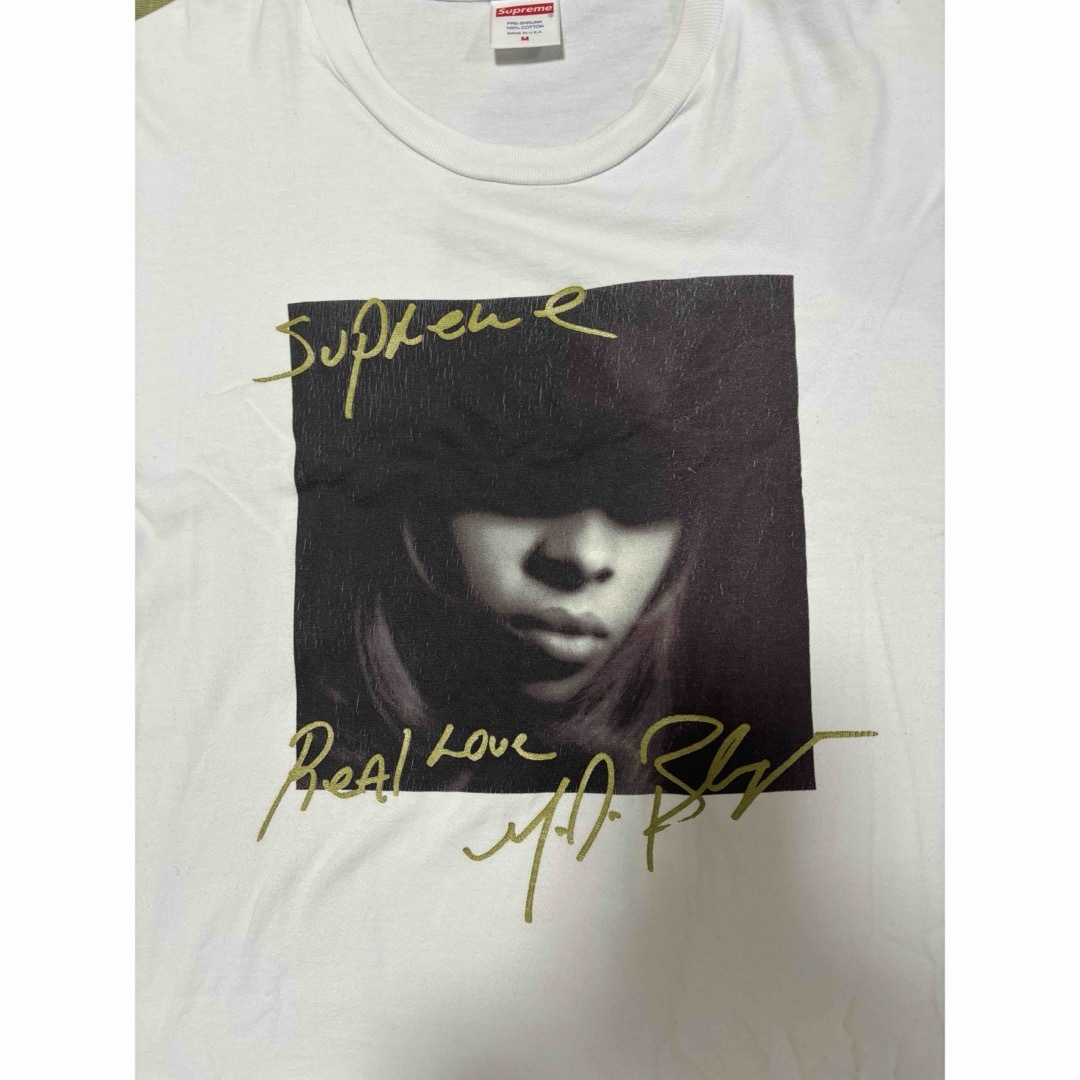 Supreme(シュプリーム)のSupreme 19AW Mary J. Blige Tee サイズM ホワイト メンズのトップス(Tシャツ/カットソー(半袖/袖なし))の商品写真