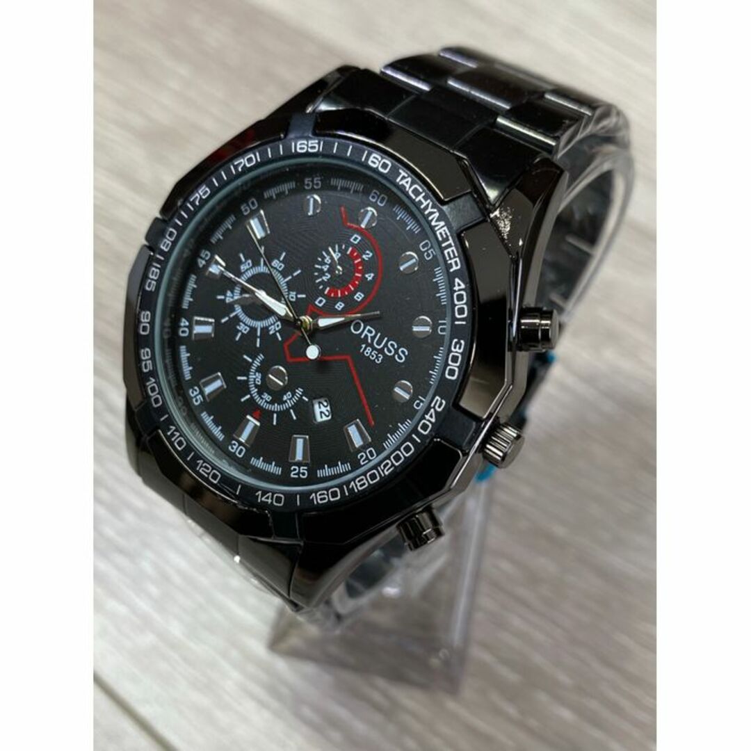 海外限定腕時計☆人気のブラックカラー特別価格☆ メンズの時計(腕時計(アナログ))の商品写真