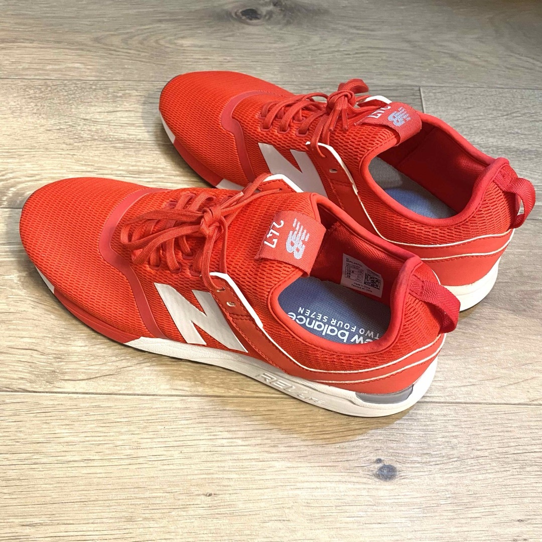 New Balance(ニューバランス)の【新品】 New Balance MRL247DI  29cm 朱赤 メンズの靴/シューズ(スニーカー)の商品写真