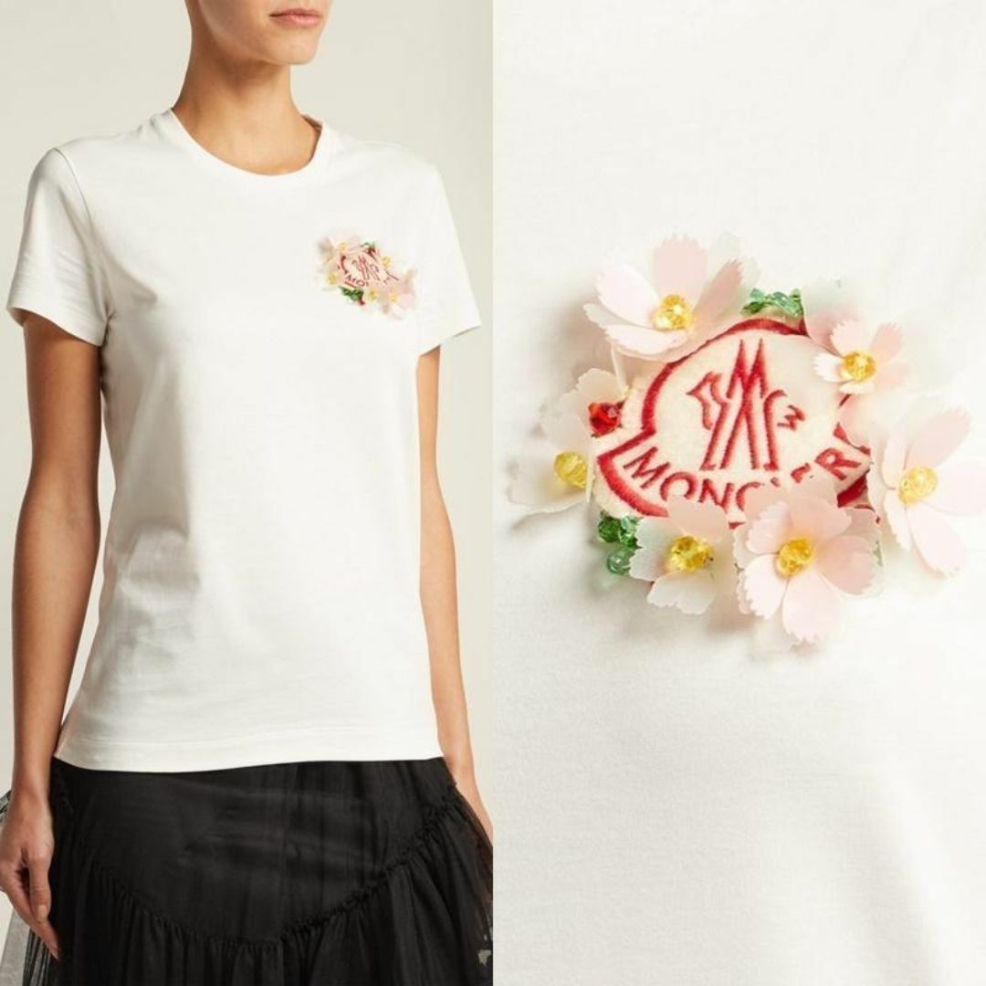 MONCLER(モンクレール)のMONCLER SIMONE ROCHA　Tシャツ　40　シモーネロシャ レディースのトップス(Tシャツ(半袖/袖なし))の商品写真