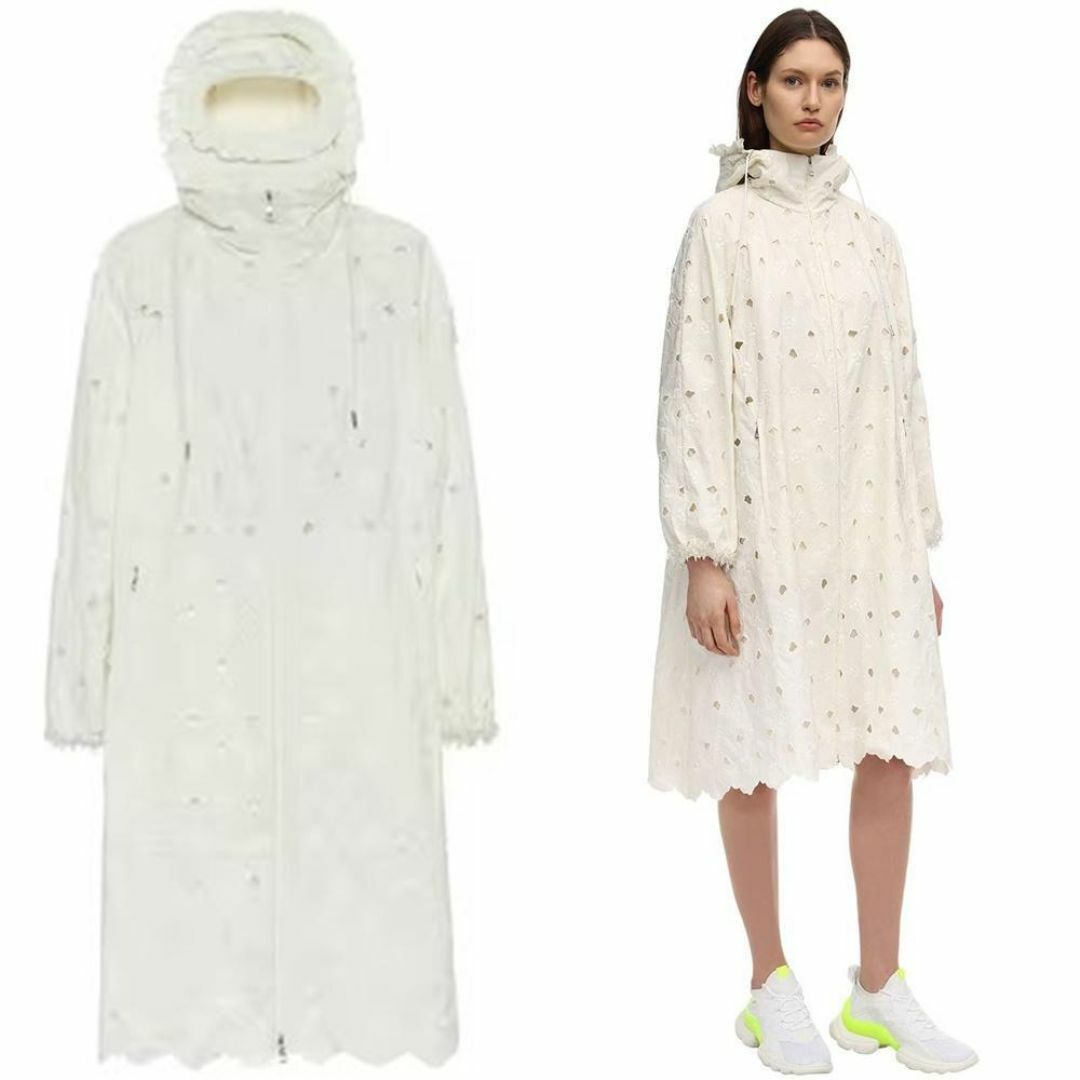 MONCLER(モンクレール)のMONCLER SIMONE ROCHA 刺繍　コート　４９万　シモーネロシャ レディースのジャケット/アウター(その他)の商品写真