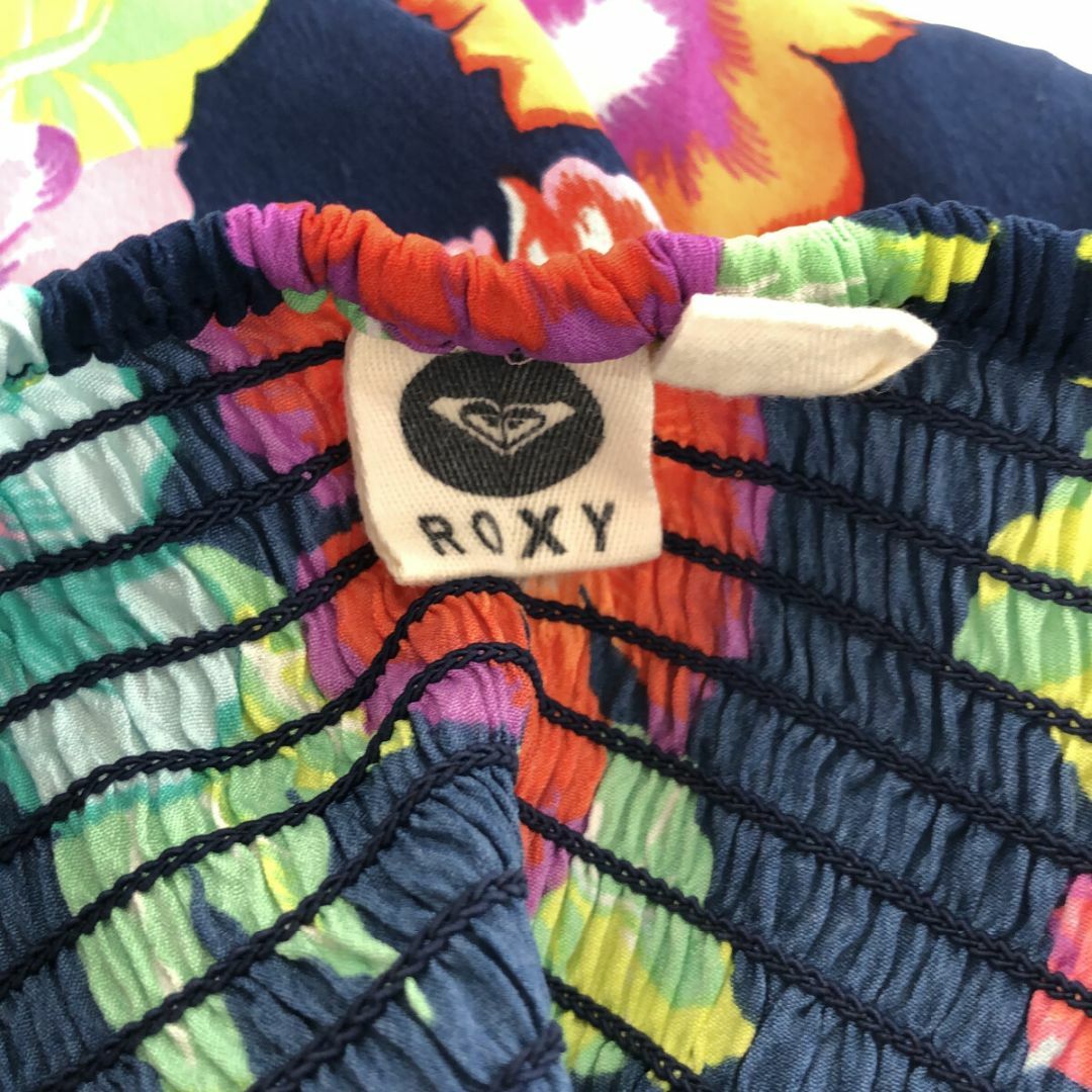 Roxy(ロキシー)のROXY ロキシイ トップス ベアトップ 花柄 重ね着 透け感 カジュアル レディースのトップス(Tシャツ(半袖/袖なし))の商品写真