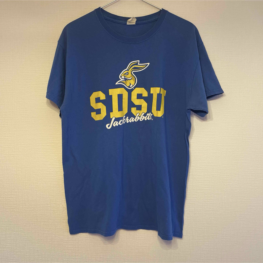 GILDAN(ギルタン)のカレッジTシャツ　SDSU 古着　サンディエゴ　ラビットTシャツ　USA 半袖 メンズのトップス(Tシャツ/カットソー(半袖/袖なし))の商品写真