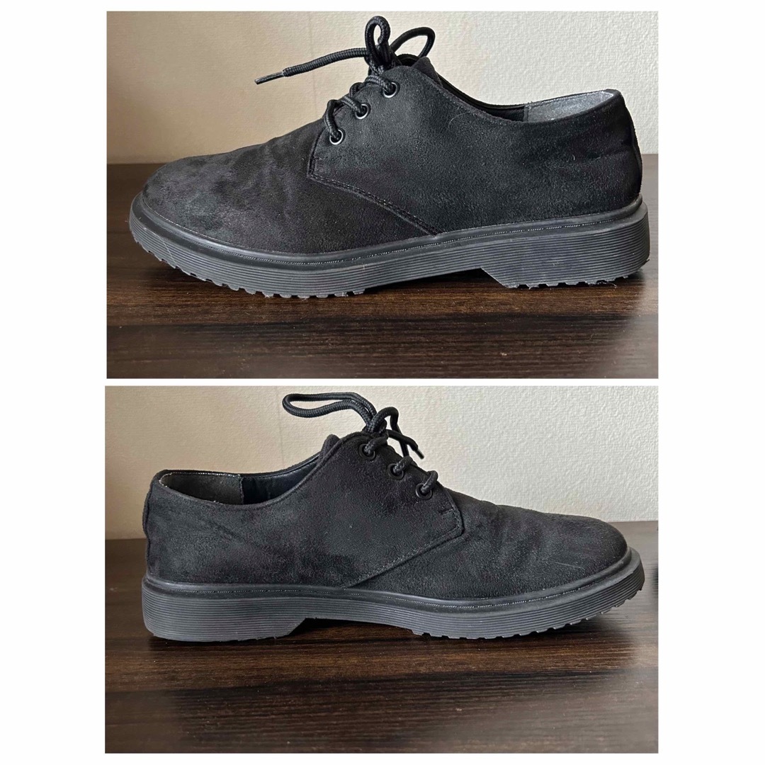 ♦︎ メンズ　スエード　レザー シューズ 黒 革靴 26cm メンズの靴/シューズ(その他)の商品写真