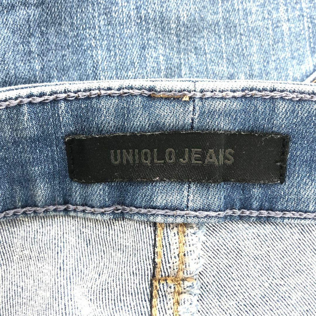 UNIQLO(ユニクロ)のUNIQLO ユニクロ デニム ジーパン ストレート レディースのパンツ(デニム/ジーンズ)の商品写真