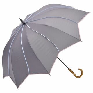 【色: チャコールグレー】[シノワズリーモダン]雨傘 大判 レディース フラワー