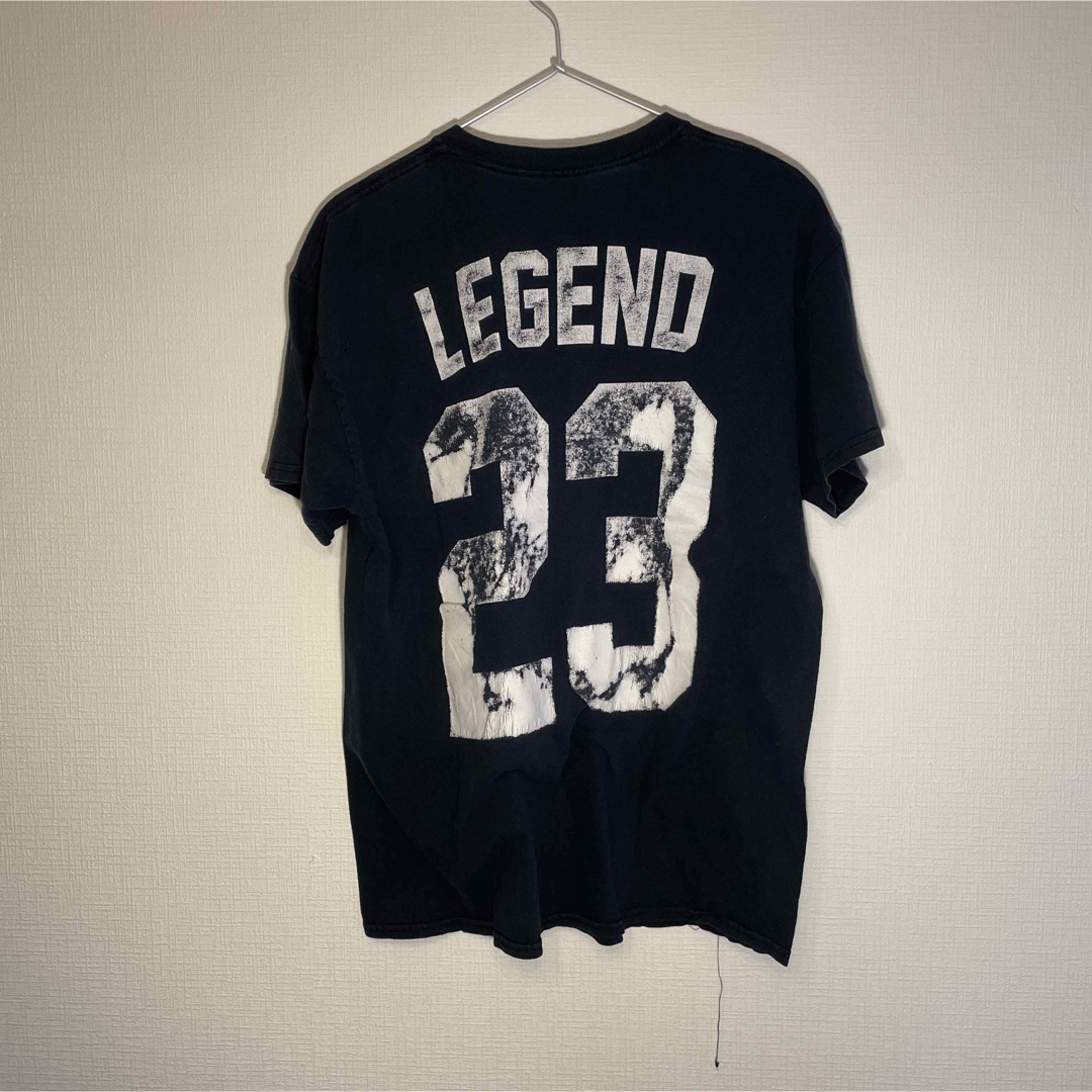 『US古着』legend23  ブラック　半袖Tシャツ　ゲームシャツ　サッカー メンズのトップス(Tシャツ/カットソー(半袖/袖なし))の商品写真