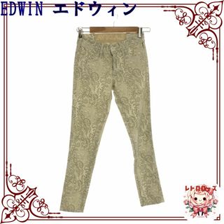 エドウィン(EDWIN)のEDWIN エドウィン パンツ チノパン ボタニカル柄 エスニック 細身(チノパン)